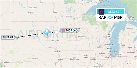 flights from rap|msp to rap flight status.